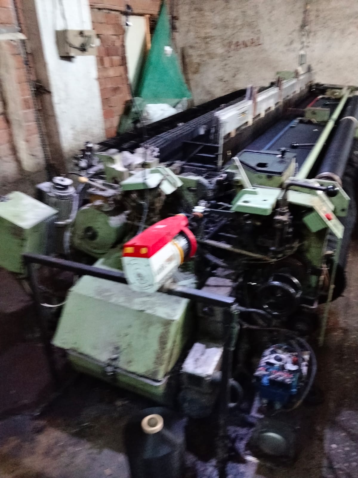 Sulzer 08 TW11 projectile loom with cam box, three-quarter view