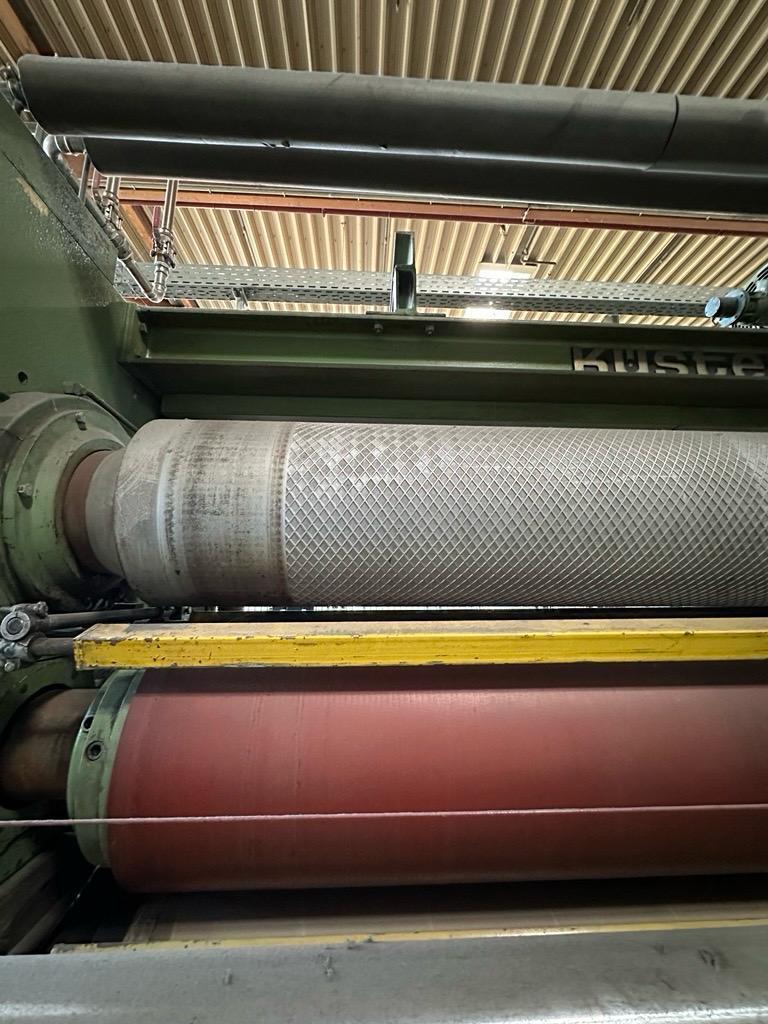 Küsters desenli / emboss silindirleri