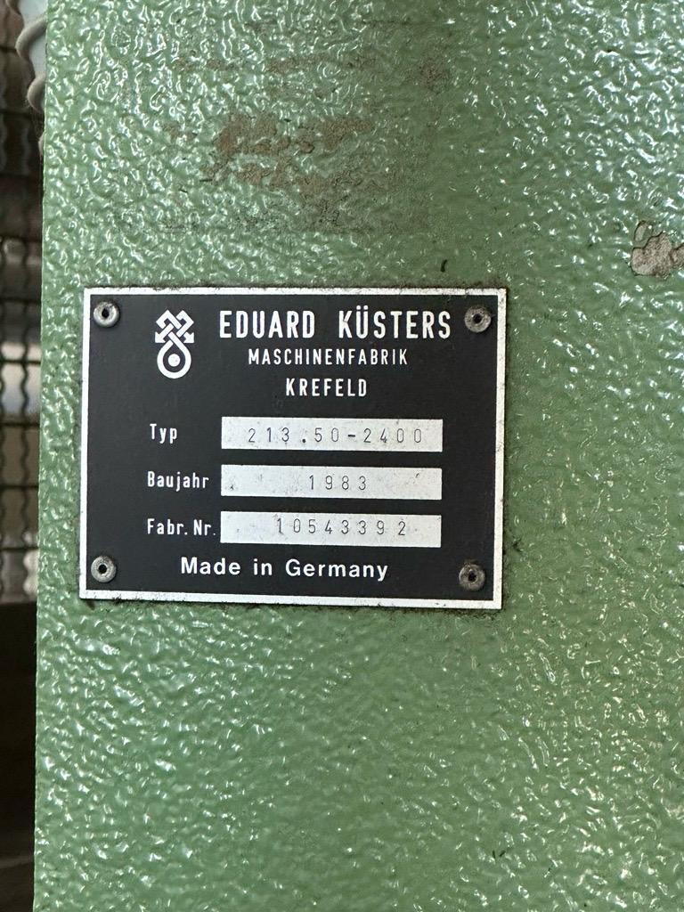 Eduard Küsters etiketi (tip 213.50-2400)
