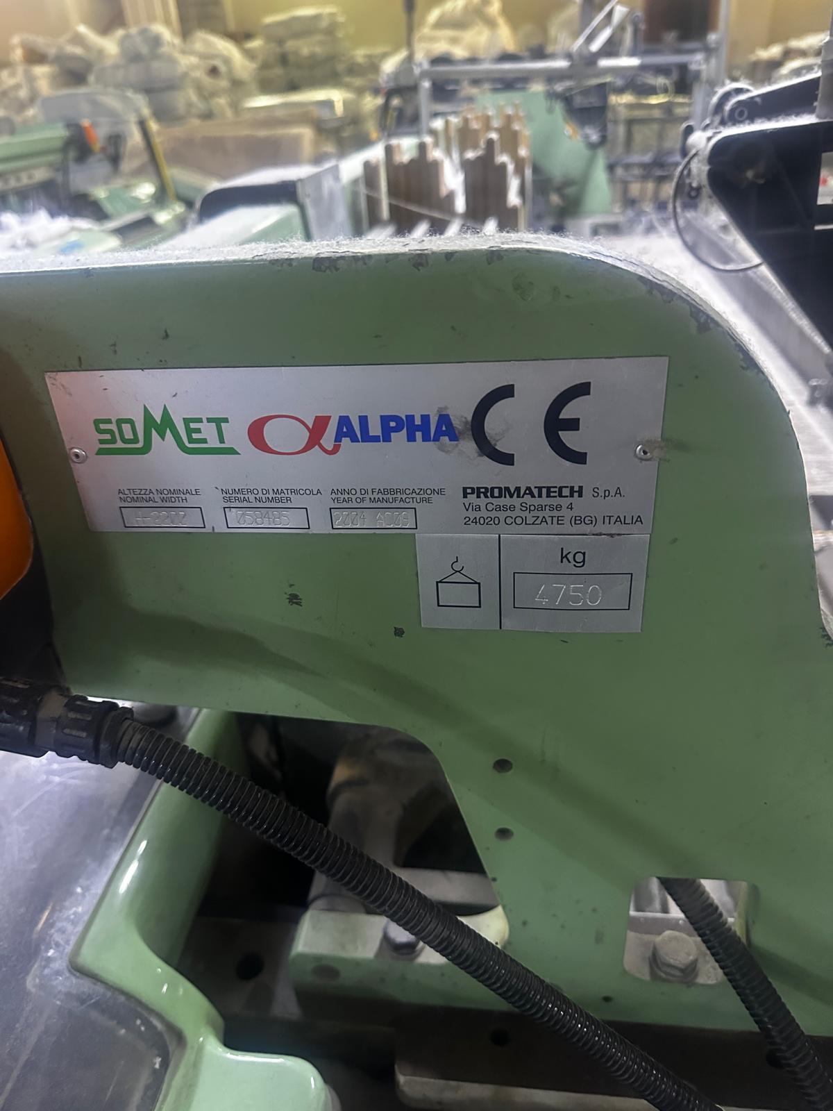 Somet Alpha Typenschild (Promatech, H-220, Baujahr 2004)