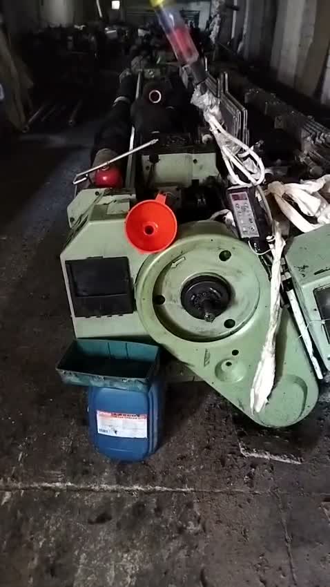 Sulzer projectile loom drive wheel and cam box, close detail